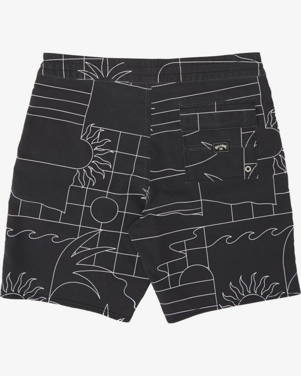 1 Sundays 19" - Bañador de surf de pantalón con estampado para Hombre  S1BS51BIP0 Billabong