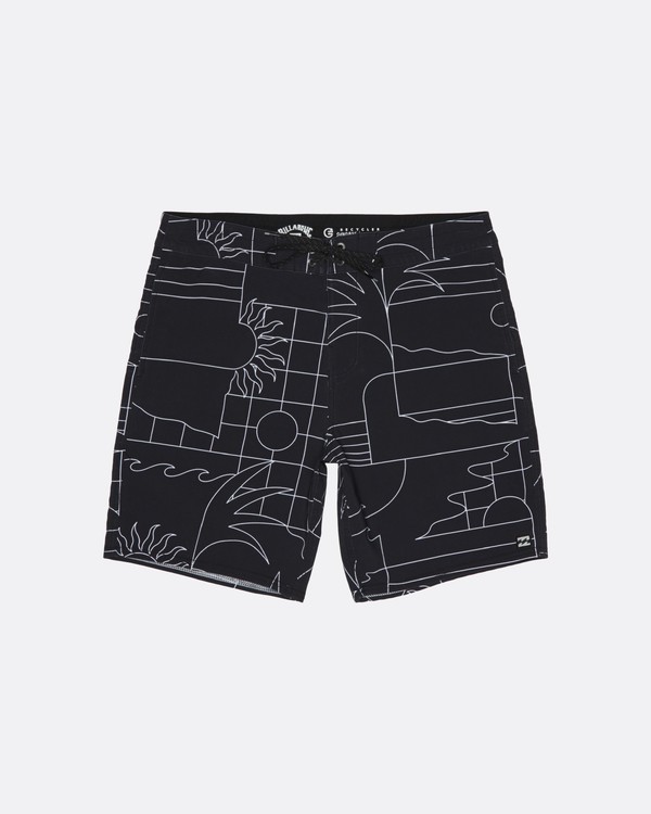 11 Sundays 19" - Boardshort imprim&eacute; pour Homme Noir S1BS51BIP0 Billabong