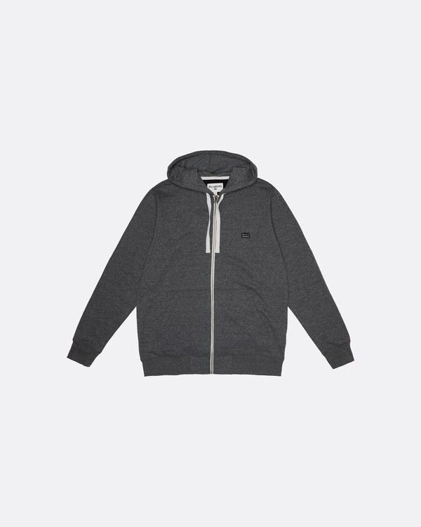 4 All Day Zip - Sweat &agrave; capuche zipp&eacute; l&eacute;ger pour Homme Noir S1FL02BIP0 Billabong