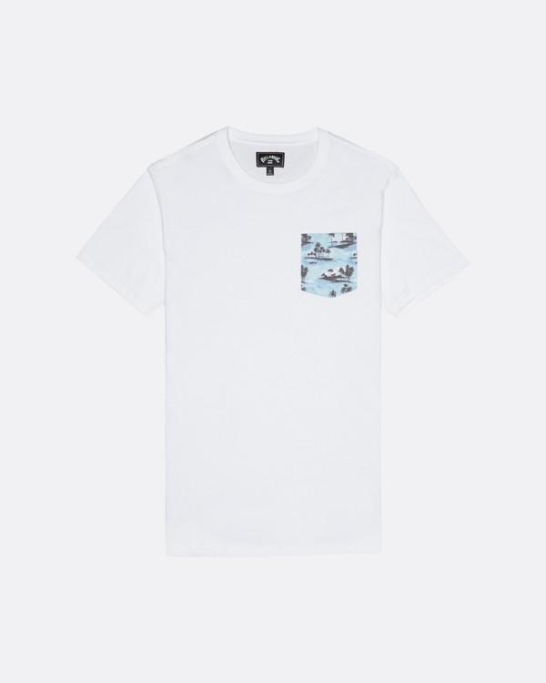 2 Allday Printed - Camiseta para Hombre Blanco S1JE16BIP0 Billabong