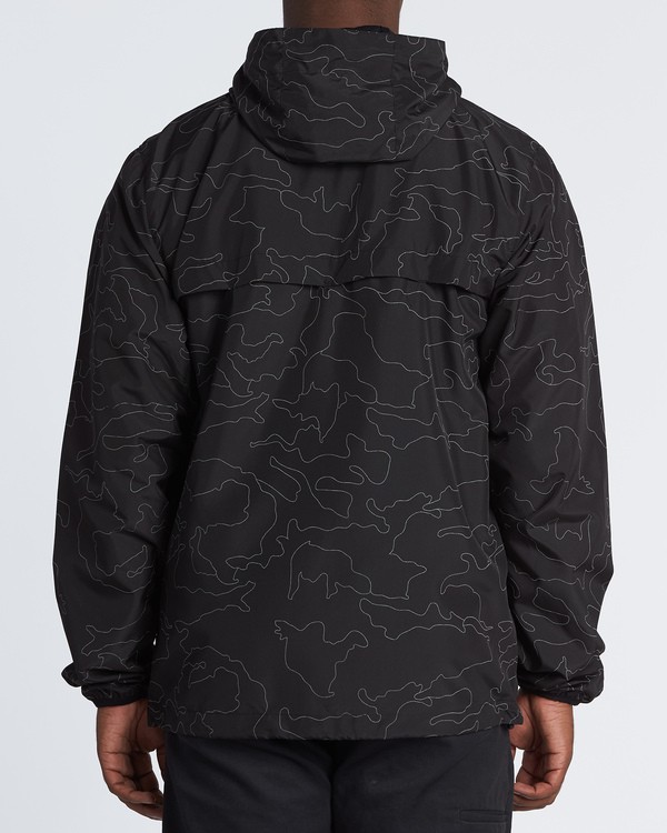 Transport Print Windbreaker Jacket for Men Billabong