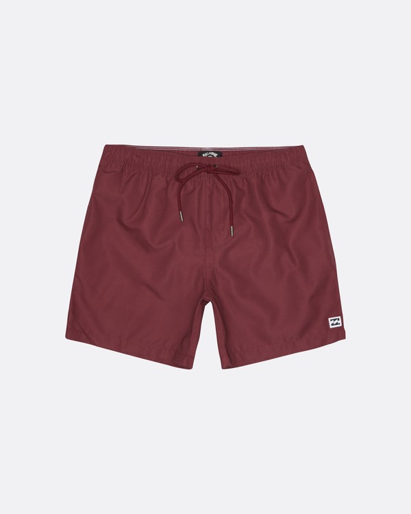 2 All Day 16" - Layback Boardshorts f&uuml;r Herren Rot S1LB12BIP0 Billabong