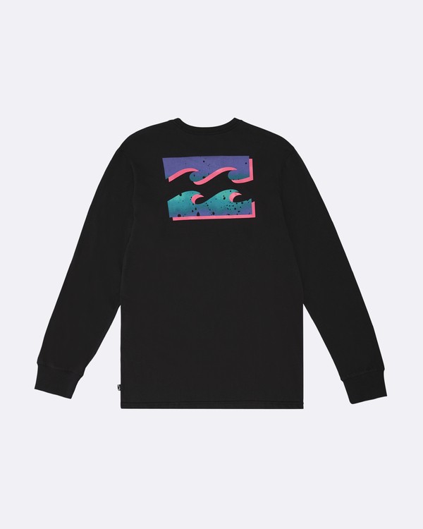 3 Warchild - Long Sleeve T-Shirt for Men Black S1LS11BIP0 Billabong