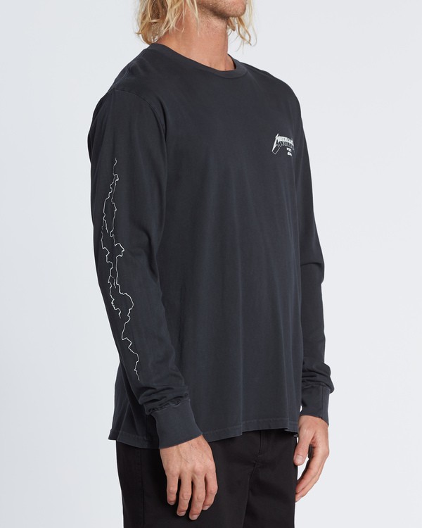 3 Ride The Lightning - T-Shirt mit langen Ärmeln für Männer Schwarz S1LS32BIP0 Billabong