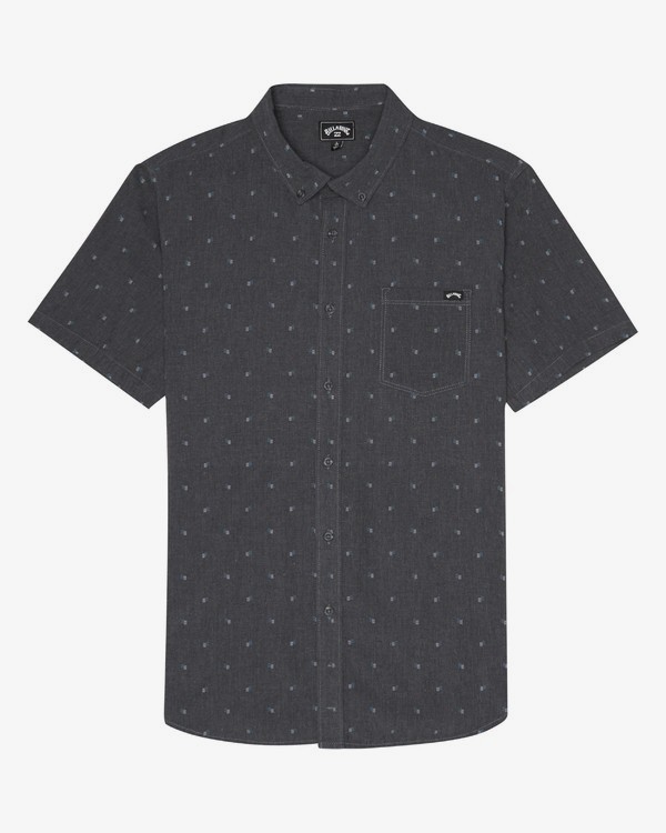 3 All Day Jacquard - Camisa de manga corta para Hombre Negro S1SH03BIP0 Billabong