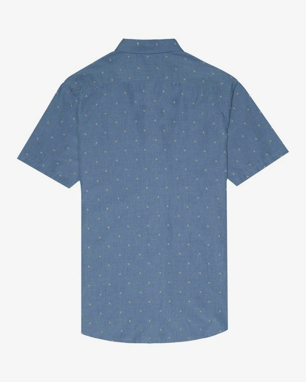 4 All Day Jacquard - Kurzärmeliges Hemd für Herren Grau S1SH03BIP0 Billabong