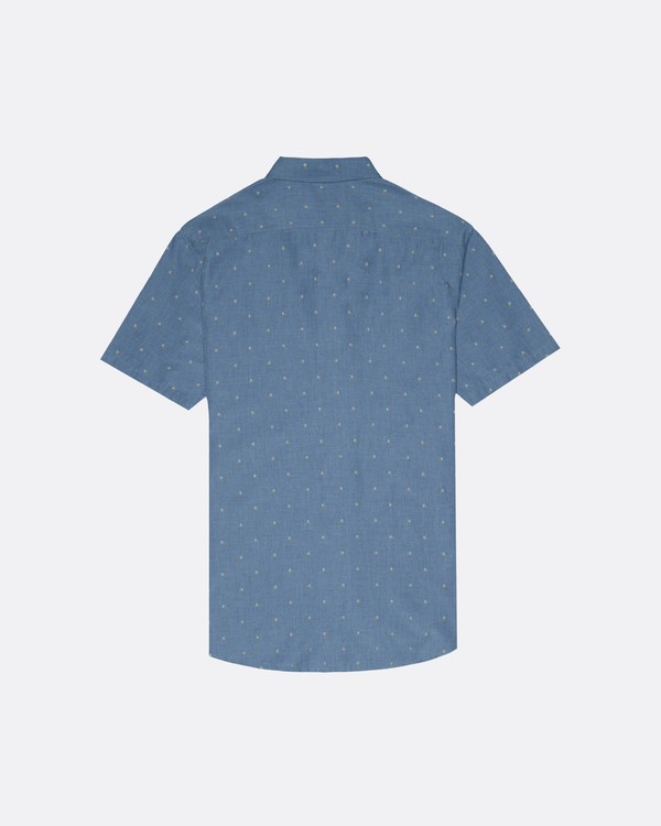 6 All Day Jacquard - Kurz&auml;rmeliges Hemd f&uuml;r Herren Grau S1SH03BIP0 Billabong