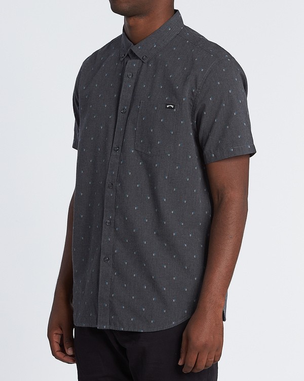 2 All Day Jacquard - Camisa de manga corta para Hombre Negro S1SH03BIP0 Billabong