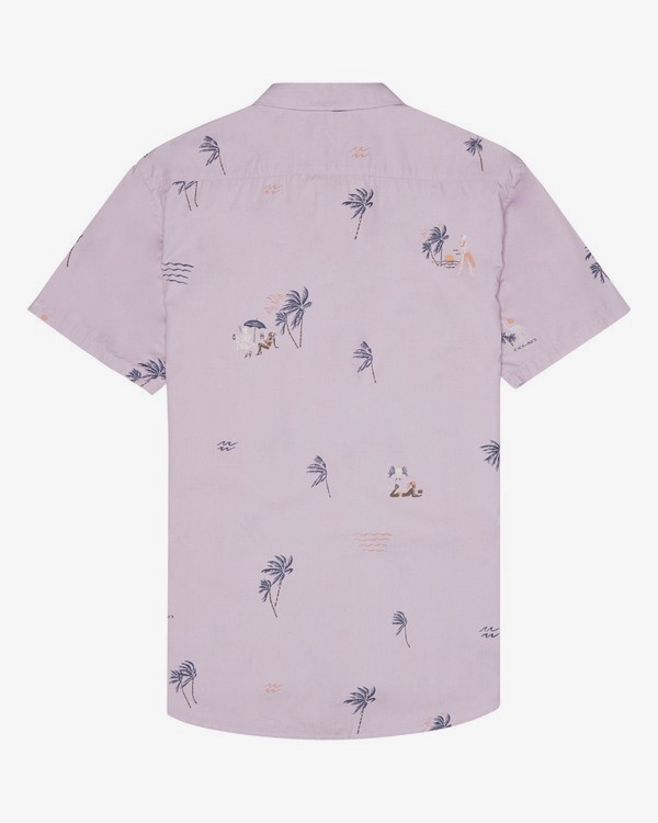 4 Sundays Mini - Short Sleeve Shirt for Men Purple S1SH04BIP0 Billabong