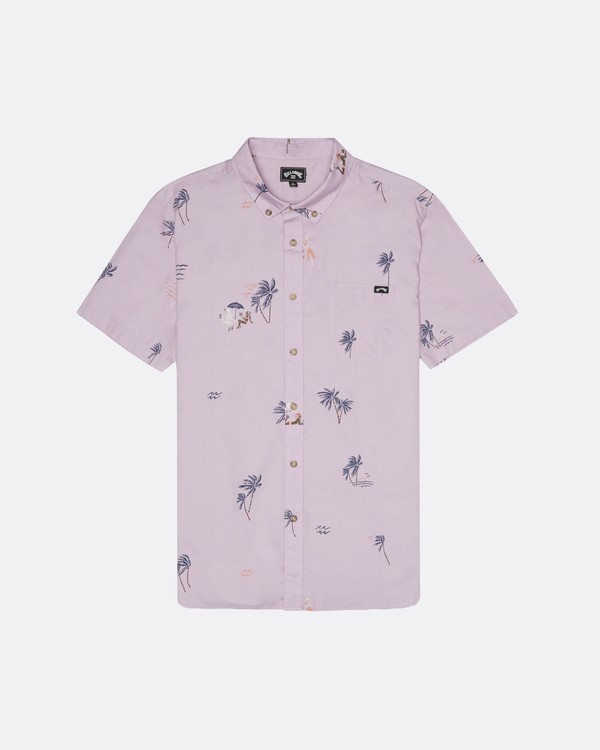 5 Sundays Mini - Camisa de manga corta para Hombre Violeta S1SH04BIP0 Billabong