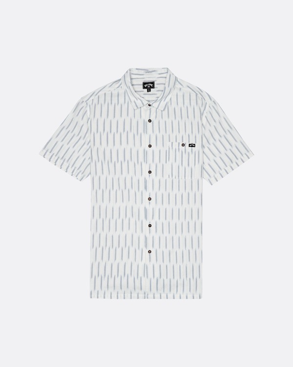 5 Sundays Jacquard - Kurz&auml;rmeliges Hemd f&uuml;r Herren  S1SH09BIP0 Billabong