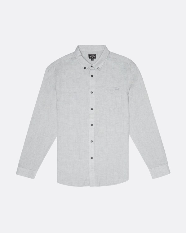 5 All Day - Camisa de manga larga para Hombre Gris S1SH11BIP0 Billabong