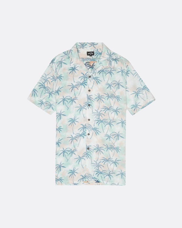 2 Vacay - Camisa de Manga Corta para Hombre Marron S1SH14BIP0 Billabong