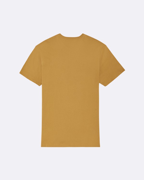 3 State Beach - Camiseta para Hombre Amarillo S1SS03BIP0 Billabong