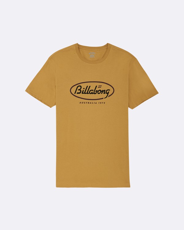 2 State Beach - Camiseta para Hombre Amarillo S1SS03BIP0 Billabong