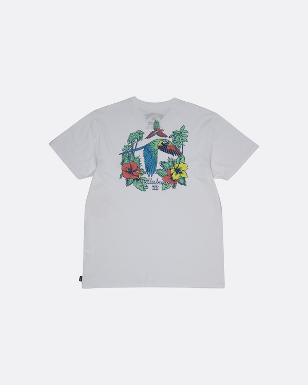 3 Parrot Bay - Camiseta para Hombre Blanco S1SS07BIP0 Billabong