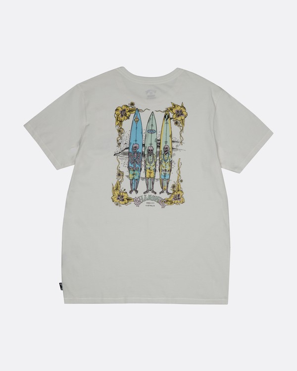 3 Charger - Camiseta para Hombre Blanco S1SS18BIP0 Billabong