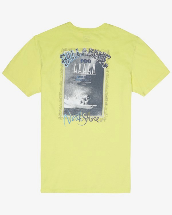 1 Past Love - Camiseta para Hombre Amarillo S1SS31BIP0 Billabong