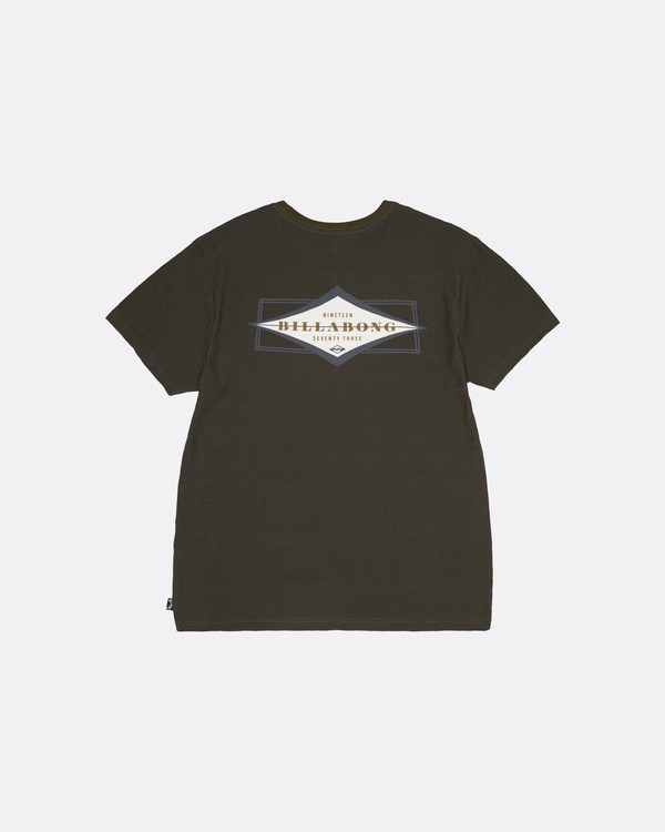 1 Diamond Shaper - T-Shirt for Men Marrom S1SS56BIP0 Billabong