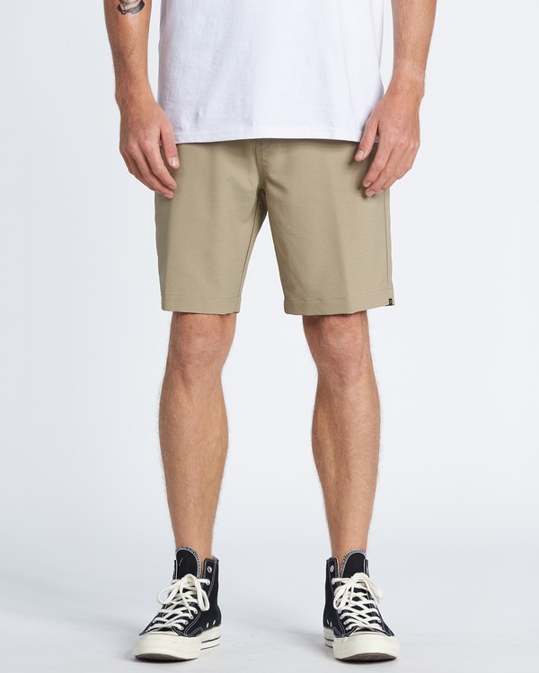 Performance khaki shorts online