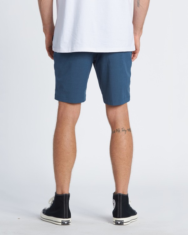 2 Crossfire Mid 19" - Submersible Shorts für Herren Blau S1WK21BIP0 Billabong