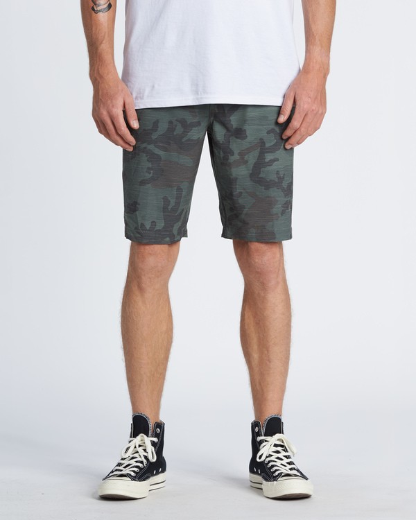 0 Crossfire Slub 21" - Submersible Shorts for Men Green S1WK24BIP0 Billabong
