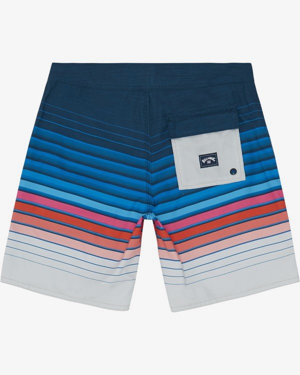 1 All Day Stripe 20" - Bañador de surf de pantalón de rayas para Niño Azul S2BS21BIP0 Billabong