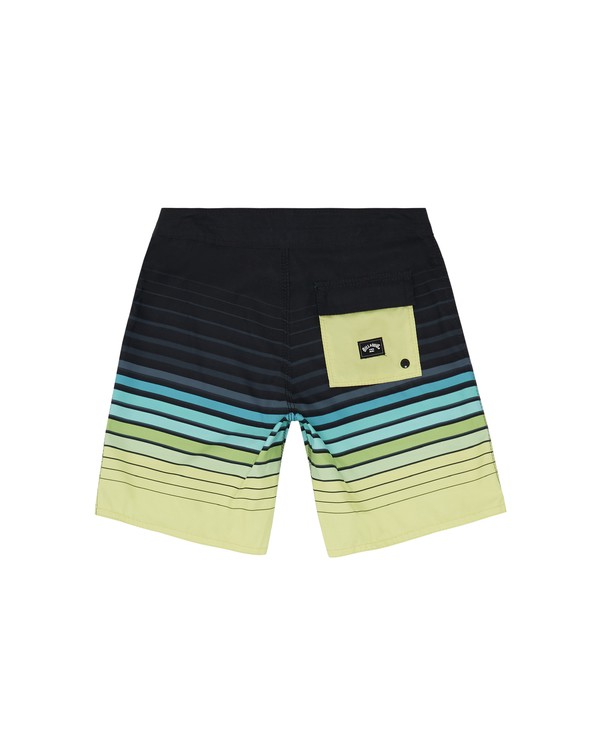 3 All Day Stripe 20" - Ba&ntilde;ador de surf de pantal&oacute;n de rayas para Ni&ntilde;o Verde S2BS21BIP0 Billabong