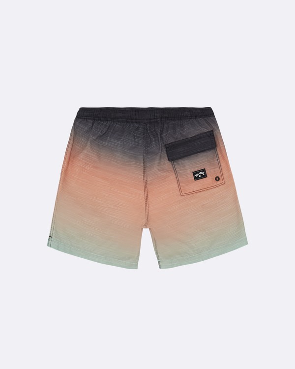 3 All Day Faded Laybacks 16" - Ba&ntilde;ador de surf de pantal&oacute;n con cintura el&aacute;stica para Ni&ntilde;o Verde S2LB06BIP0 Billabong