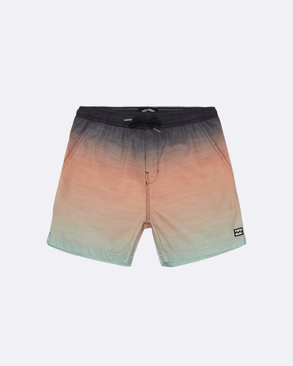 2 All Day Faded Laybacks 16" - Ba&ntilde;ador de surf de pantal&oacute;n con cintura el&aacute;stica para Ni&ntilde;o Verde S2LB06BIP0 Billabong