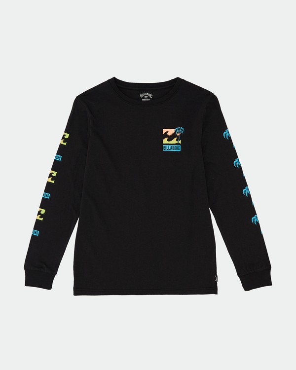 2 BBTV - Long Sleeve T-Shirt for Boys Black S2LS01BIP0 Billabong