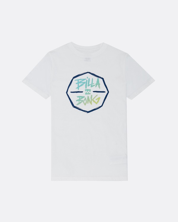 0 Octo - T-Shirt pour Garçon Blanc S2SS01BIP0 Billabong