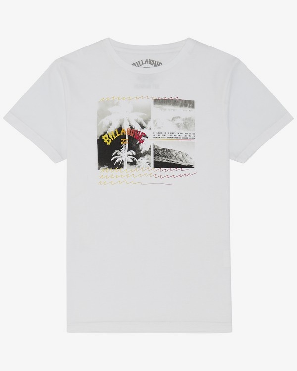 0 Crash - T-Shirt for Boys White S2SS15BIP0 Billabong
