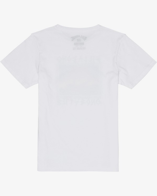 1 Bone Yard - Camiseta para Niño Blanco S2SS16BIP0 Billabong