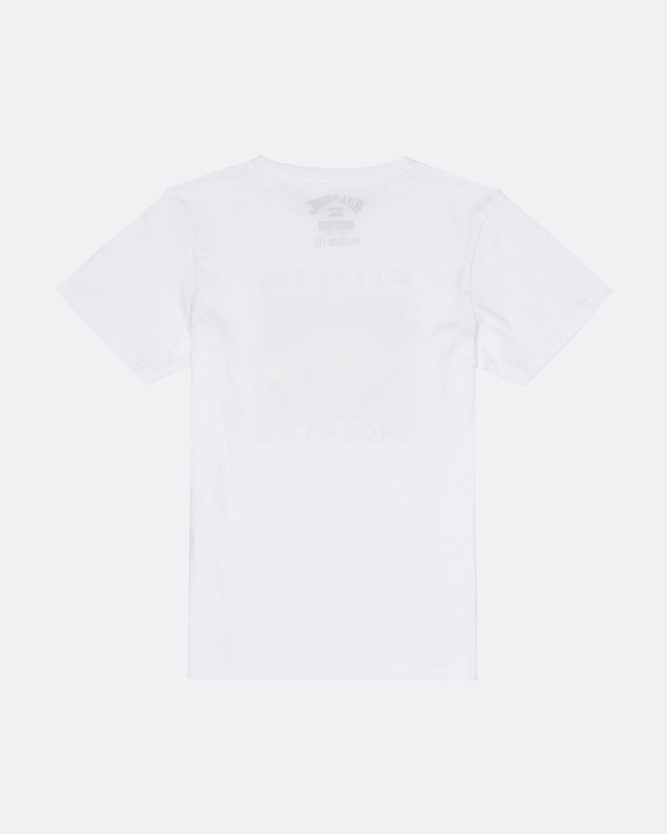 3 Bone Yard - T-Shirt for Boys White S2SS16BIP0 Billabong