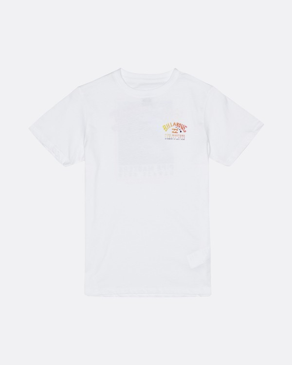 2 Pipe Master - T-Shirt f&uuml;r Jungen Weiss S2SS23BIP0 Billabong