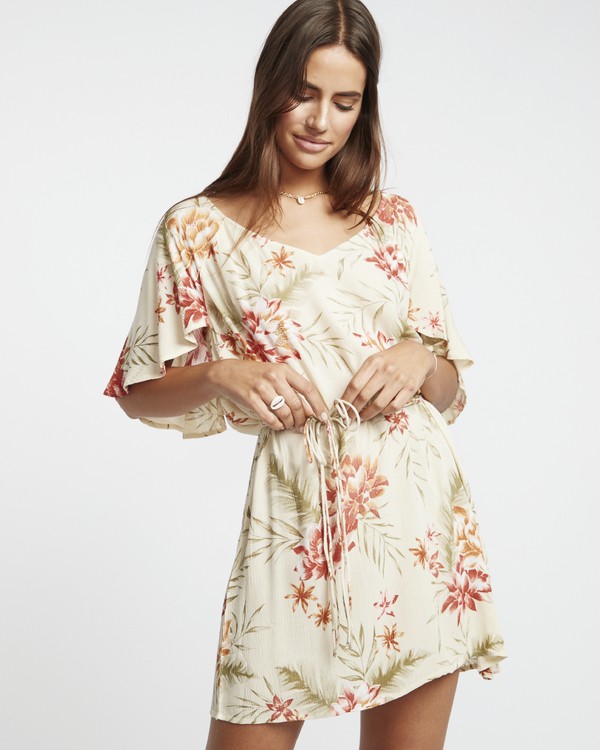 0 Fine Flutter - Dress for Women Green S3DR01BIP0 Billabong