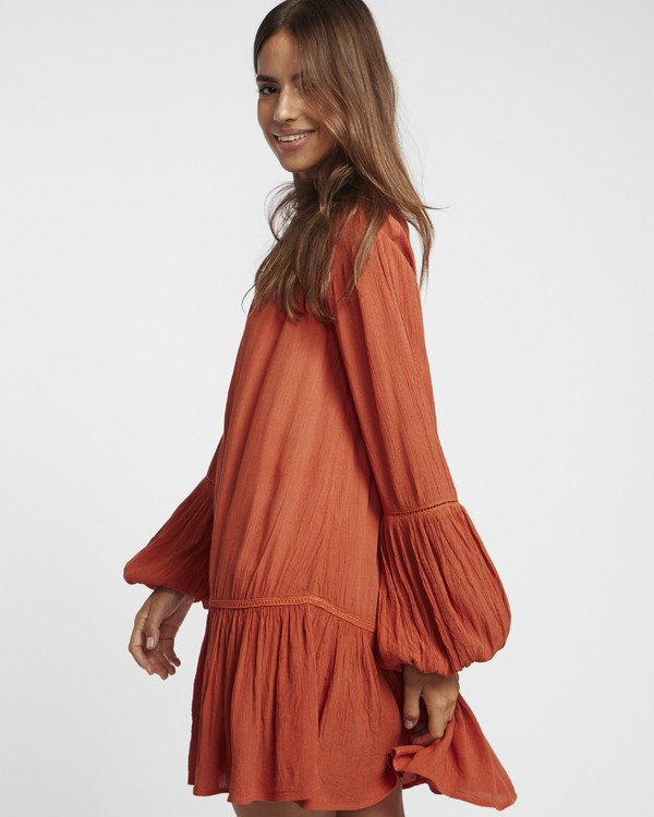 3 Good Mood - Dress for Women Red S3DR17BIP0 Billabong