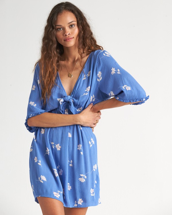 3 Gone Skippin - Floral Mini Dress for Women  S3DR31BIP0 Billabong