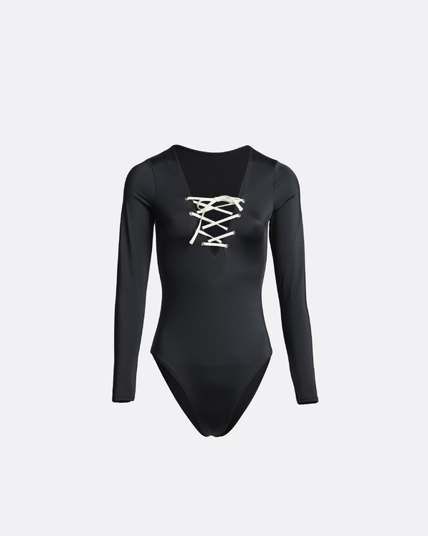 3 Onyx Wave - lang&auml;rmeliger Badeanzug / Surf-Anzug f&uuml;r Damen Schwarz S3GY02BIP0 Billabong