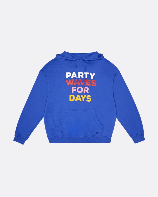 2 Party Wave - Hoodie f&uuml;r Damen Blau S3HO06BIP0 Billabong