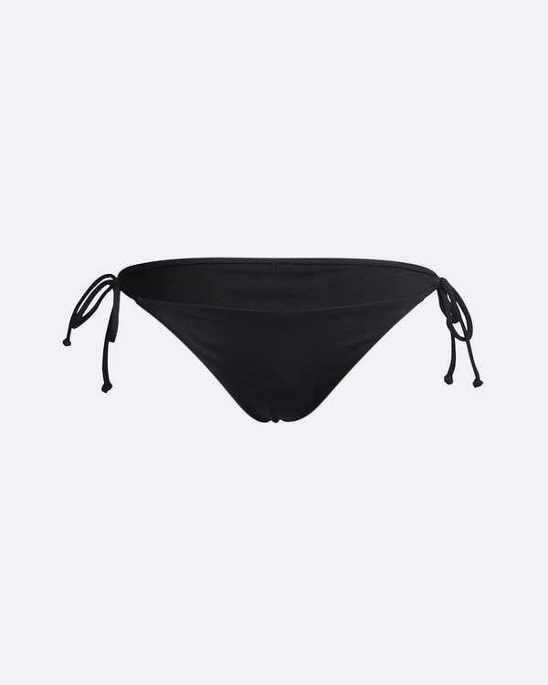 3 S.S Tie Side Tropic - Tie Side Bikini Bottoms for Women Black S3SB06BIP0 Billabong