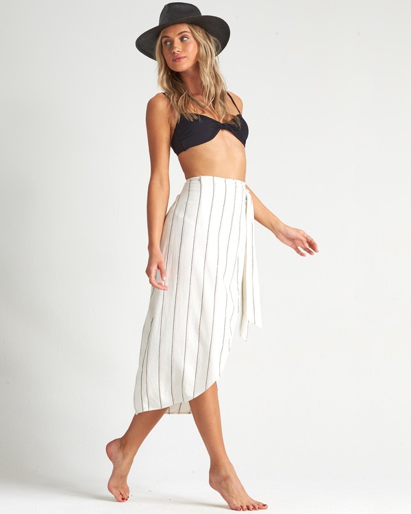1 Stay Sarong - Wickelrock mit Streifen für Damen  S3SK06BIP0 Billabong
