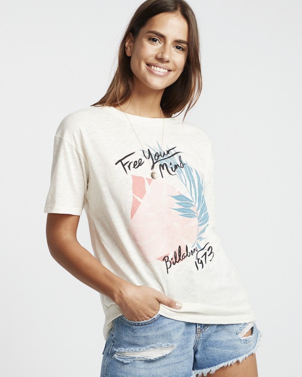 0 Free Your Mind - T-Shirt für Damen Braun S3SS09BIP0 Billabong