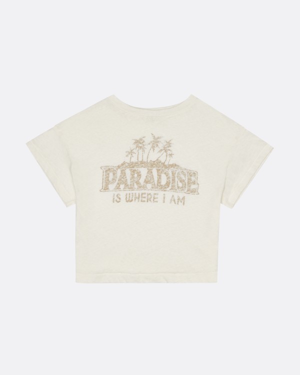 1 Paradise All Day - Camiseta para Mujer Marron S3SS13BIP0 Billabong