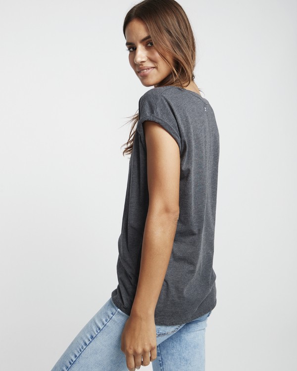 2 All Night - T-Shirt for Women Black S3SS19BIP0 Billabong