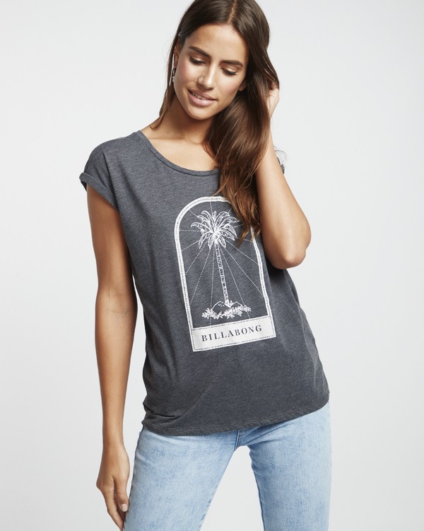 1 All Night - T-Shirt for Women Black S3SS19BIP0 Billabong