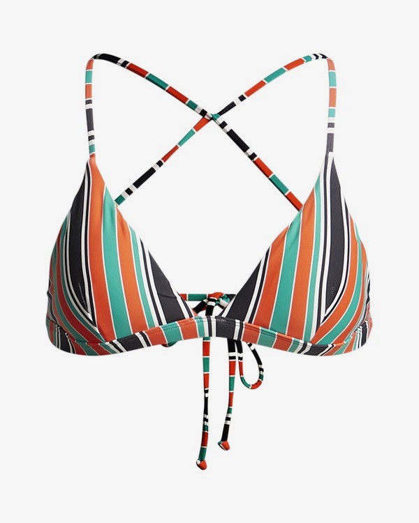 3 S.S Crossed Back Tri - Bikini Top for Women Brown S3ST06BIP0 Billabong