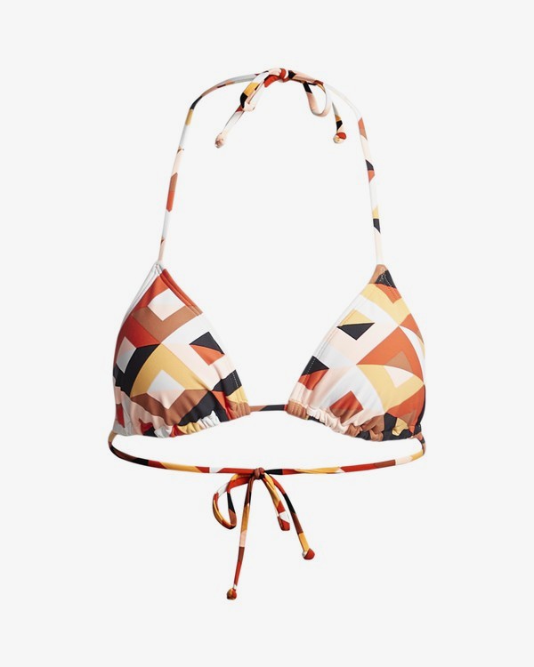 3 S.S Slide Tri - Solid Triangle Bikini Top for Women Multi S3ST09BIP0 Billabong