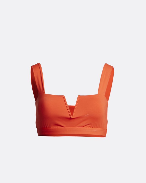 5 S.S - Cropped Tank Bikini Top for Women Orange S3ST10BIP0 Billabong